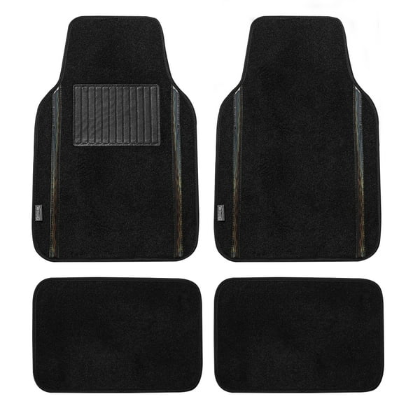 Universal Fit Galaxy13 Tapis de Sol de Voiture à Rayures Métalliques Antidérapants - Ensemble Complet