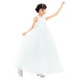 thumbnail image 3 of Ekidsbridal Girl Princess Flower Girl Dress - Illusion Lace Tulle with Bow Sash 331-A (Size: 2-12), 3 of 6