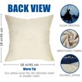thumbnail image 2 of Christmas O Holy Night Decorative Throw Pillow Covers 18x18 Set of 4, Religious Xmas Jesus Nativity Navy Blue Outdoor Pillowcase, Rejoice in The Lord Winter Holiday Cushion Case Home Decor, 2 of 6