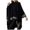 Black, variant on Women Wrap Shawl Women's Printed Shawl Fashionable Warm Soft Cardigans Scarf Double Thickened Wrap Black,One Size