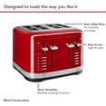 thumbnail image 4 of KitchenAid 4 Slice Metal Toaster | Empire Red, 4 of 7