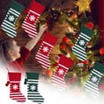 thumbnail image 2 of Lilixerw Christmas Stockings,Knit Mini Christmas Stockings Hanging Ornaments,Soft Xmas Snowflake Stockings Plush Fireplace Hanging Stockings,for Christmas Holiday Xmas Gift, 2 of 5