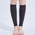 thumbnail image 1 of Bran Calf Sleeves - Medias de compresión para pantorrillas - Medias de compresión para hombres y mujeres - Negro - XXL, 1 of 1