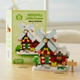 thumbnail image 3 of Windmill House Building Set with 1802Pieces Micro Building Blocks Toy Construction Model for Adults Teens Birthday Gifts, 3 of 8