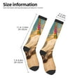 thumbnail image 2 of Naloa Rainbow White Horse Thigh High Socks Extra Long Stretchy Sock Women Over Knee High Opaque Stocking Daily Wear, 2 of 6