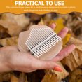 thumbnail image 3 of OULII 1 Set Thumb Piano Music Instrument for Beginners Wood Transparent 17 Keys Portable, 3 of 6
