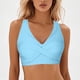 thumbnail image 2 of MKLEKYY Trajes De Baño Dama Women Lace Up Swimwear Tops Underwire Full Coverage Bikini Top Push Up Swim Crop Top Tie Back Bathing Suit Tops, 2 of 5