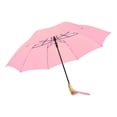 thumbnail image 1 of Parapluie de Voyage Pliant avec Poignée en Forme de Canard, Protection Solaire, Imperméable, pour Rose, 1 of 8