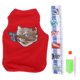 thumbnail image 3 of Dog Sleeveless T Shirts, DIY Rhinestone Painting Dog Vest Longer Service Life DIY Design  For Daily Wear Of Dogs ANGGREK M rojo, 3 of 8
