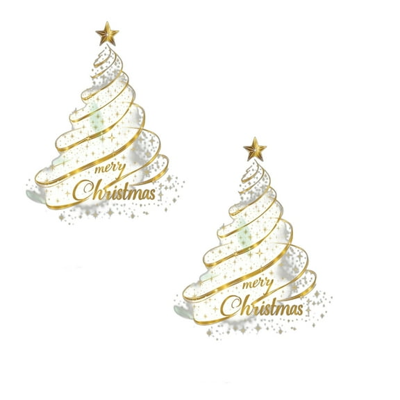 Christmas Window Clings Xmases Tree Window Clings Decal for Winter Holiday Decors