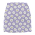 thumbnail image 7 of FASHOFT Tennis Skirt For Women Floral Printed Double Layer Skort With Pockets Elastic For Fitness And Casual Sports Wear Womens Athletic Skirts Purple, 7 of 7