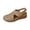 Khaki, variant on Closed Toe Orthopedic Sandals for Women Hollow Out Walking Sandal Comfortable Arch Support Adjustable Ankle Strap Wedge Sandals Summer Soft Sole Slip On Beach Footwear