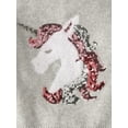 thumbnail image 2 of The Children's Place Girls Sequin Graphic Sweater with Long Sleeves, Sizes XS-XXL, 2 of 3