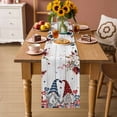 thumbnail image 2 of Pink Valentine's Day Table Runner 72 Inches Long Farmhouse Dress Scarves, Gnomes Floral Eucalyptus Leaves Wooden Dining Tablerunner for Coffee Table/Kitchen Island/Party Décor, 13" x 72", 2 of 8
