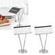 thumbnail image 1 of Soporte para tarjetas de mesa, 2 piezas de acero inoxidable, soporte para números de mesa, soporte para tarjetas de lugar, los mejores materiales, 1 of 8