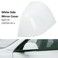thumbnail image 4 of Pearl White Side Mirror Cover Replacement for 2020 2023 ABS Material Durable Protective Exterior Rearview Cap Easy Installation, 4 of 7