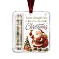 thumbnail image 2 of Cheapark 4.72 Inch Clear Acrylic Christmas Cash Gift Storage Ornament, Transparent Money Holding Pendant For Tree Hanging, Decorative Currency‑Focused Plaque For Christmas Holiday Home Decor Gift, 2 of 6
