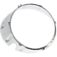 thumbnail image 2 of Fog Light Trim Compatible with 2011-2015 Mini Cooper Front, Right Passenger Chrome, 2 of 5