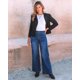 thumbnail image 4 of Pantalones GRAPENT para mujer, pantalones anchos de viaje, color azul, talla L, 4 of 8