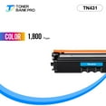 thumbnail image 3 of Toner Bank 1-Pack Compatible Toner Cartridge for Brother TN-431C HL-L8260CDW L8360CDW L8360CDWT MFC-L8610CDW L8900CD Printer Ink Cyan, 3 of 11