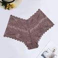 thumbnail image 6 of Panties for Women,Floral Lace Boyshort Panties for Women Low Rise Comfortable Underwear Female Lingerie,Womens Underwear,Coffee,XL, 6 of 6