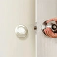 thumbnail image 4 of Door Stoppers for Wall with Strong Back Adhesive,No-Falling Round Door Knob Wall Protectors,Quiet, Shock Absorbent Silicone Door Knobs for Home, Bathroom,Office, 1 Pieces (Round Clearly), 4 of 8