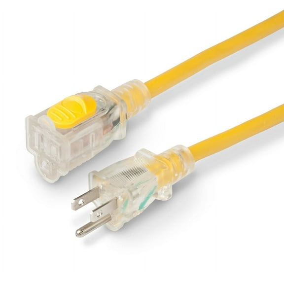 Marinco 150025 - 14/3 25' 15A Locking Lighted Extension Cord