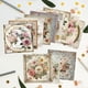 thumbnail image 3 of 12 hojas de pegatinas transferibles con raspador, pegatinas vintage con flores y notas vintage., 3 of 7