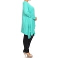 thumbnail image 2 of Women's Trendy Style Plus Size Long Sleeves Solid Tunic Top, 2 of 4