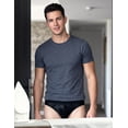 thumbnail image 5 of Kudavo Men's Bikini Underwear - 4 Pack Ice Silk Briefs, 5 of 16