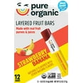 thumbnail image 2 of Pure Organic Layered Fruit Bars Strawberry Banana (Pack of 32), 2 of 2
