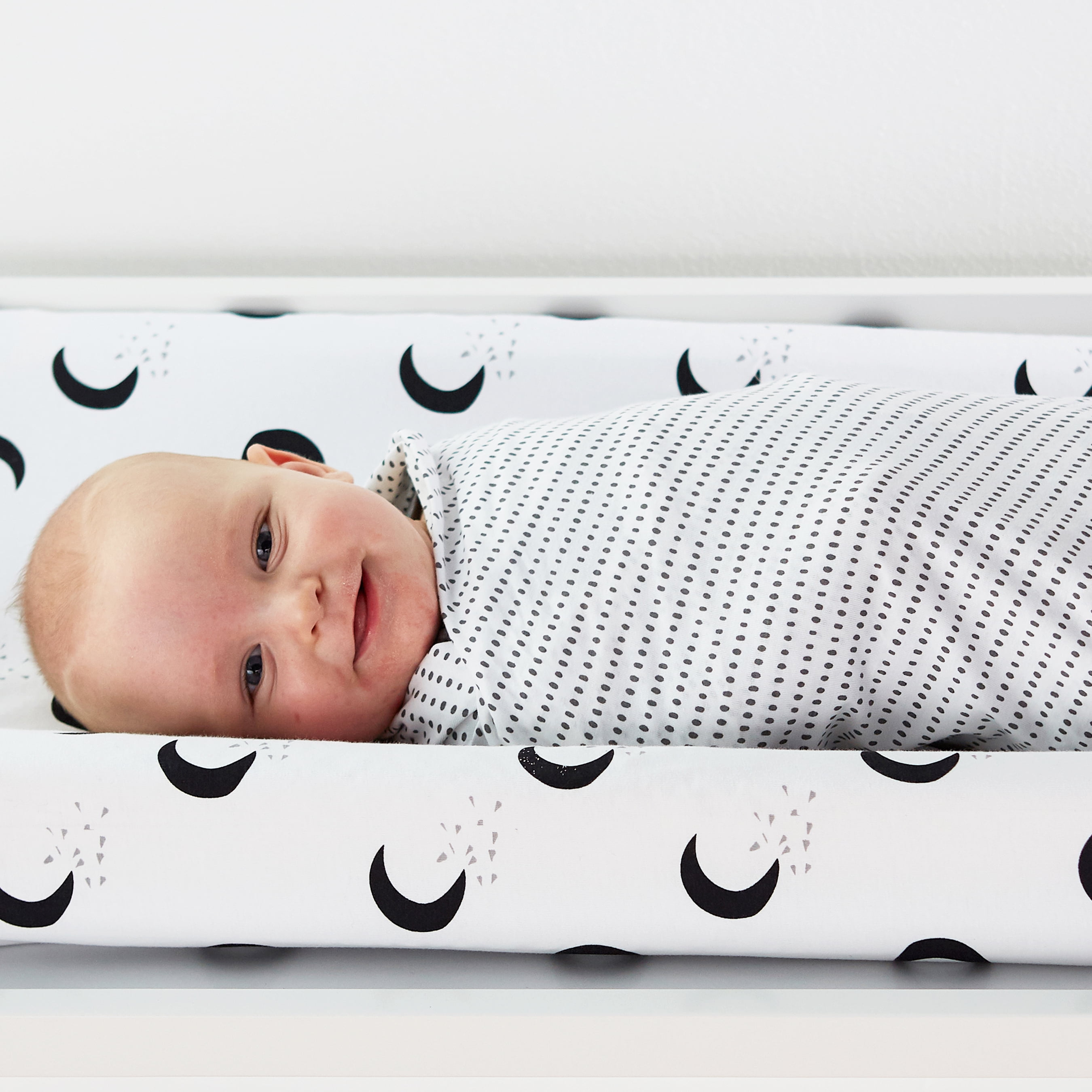 Little Star 100% Organic Cotton 2 Pack Baby Swaddles
