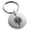 Silver, variant on Stainless Steel Tribal Torch Rune Engraved Small Medallion Circle Charm Keychain Keyring