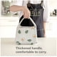 thumbnail image 5 of Bolsa De Almuerzo Aislada Para Mujeres Y Hombres, Fiambrera Reutilizable Para Preparar Comidas Para El Trabajo, Fiambrera Portátil Para Adultos Con Cómodo Cinturón De Asa, Blanco, 5 of 5