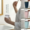 thumbnail image 4 of Pack Unbreakable, Soft And Durable Bathroom Tumbler, Bathroom Toothbrush Tumbler (white And Pink), 4 of 5