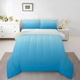 thumbnail image 2 of Manfei Light Blue Comforter Sets Twin Size,Silver Ombre Comforters & Duvets,Modern Aesthetic Art Bedding Twin Comforter Set,Breathable Room Decoration Reversible,2-Piece, 2 of 7