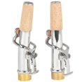 thumbnail image 2 of Saxophone Accessories Instrument Parts And Accessories Soprano Sax Mouthpiece With Intonation Enhancement For Young Players Adults 2Set, 2 of 5