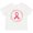 AA-White, variant on Breast Cancer Pink Ribbon Awareness Wreath Girls Toddler T-Shirt
