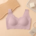 thumbnail image 3 of Kukoosong Bralette Bras for Women Fashion Women's Solid Color Seamless Lifting Soft Support Bra Everyday Bras, Sizes M, 3 of 7