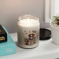 thumbnail image 5 of Brittany Spaniel Celebrates Spring and Enjoys a Happy Easter Soy Wax Candle Brittany Dog Lover Gifts Idea 9oz White Birch & Black Pepper Candle - 02001, 5 of 5