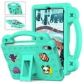 thumbnail image 1 of ELEHOLD iPad mini 6th Gen 8.3" 2021 Kids Case, Cute Cartoon EVA Kids-Friendly Handle Grip Kickstand Shockproof Rugged Protective Case for iPad mini 6th 8.3 inch, Mintgreen, 1 of 8