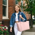 thumbnail image 2 of CNV Tote Bag for Women Nylon Top-Handle Purse,Shoulder Hobo handBag with Zipper Leisure Foldable Weekend, 2 of 14