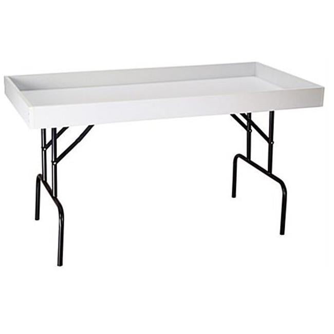DBTW Folding Dump Table, White