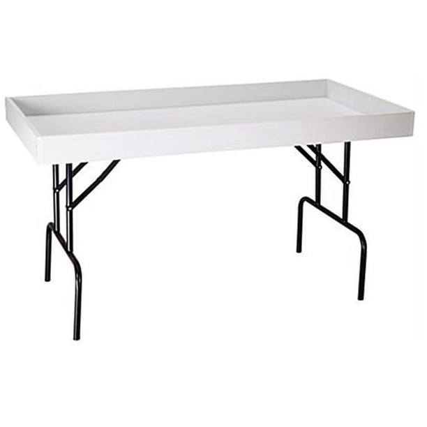 DBT W Folding Dump Table White Walmart Walmart