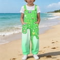 thumbnail image 2 of XINXIAOO Kids Girls Boys Summer Sleeveless Jumpsuits Casual Long Jumpsuit with Pockets 5-6 Years Girls Clothes, 2 of 7