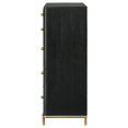 thumbnail image 2 of Arini 5-drawer Bedroom Chest Black, 2 of 5