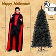 thumbnail image 3 of Costway 6 FT Artificial Halloween Tree with Bendable Top Section 726 Branch Tips 260 Lights, 3 of 10