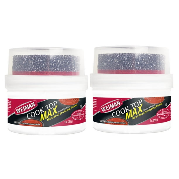 Weiman Cook Top Max Cleaner and Polish 9 Ounce 2 Pack Heavy Duty
