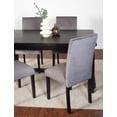 thumbnail image 2 of Roundhill Furniture Vanzo Contemporary 5-Piece Dining Set, Dining Table with 4 Stylish Chairs, Gray, 2 of 12