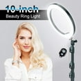 thumbnail image 4 of LINCO T-Shape Backdrop Stand with Green Screen & 10" Ring Light Stand Lighting Kit for TikTok, 4 of 13